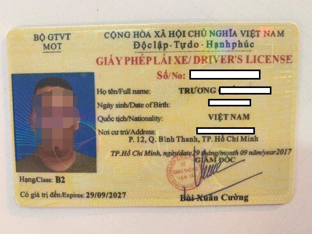 Thủ tục làm lại bằng lái xe ô tô bị mất