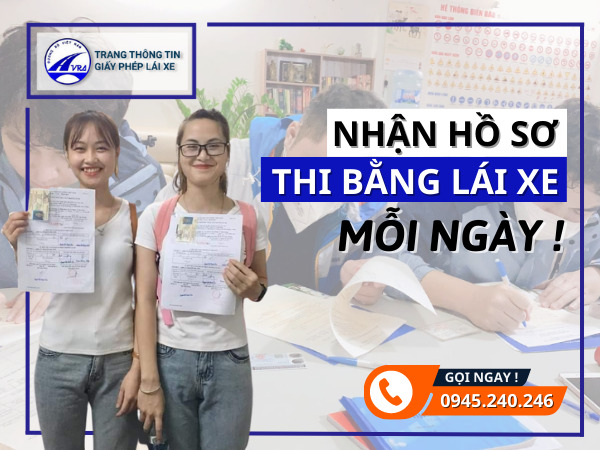 hồ sơ đăng ký thi bằng lái xe máy