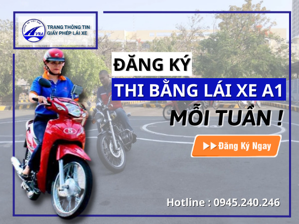 đăng ký thi bằng lái xe máy