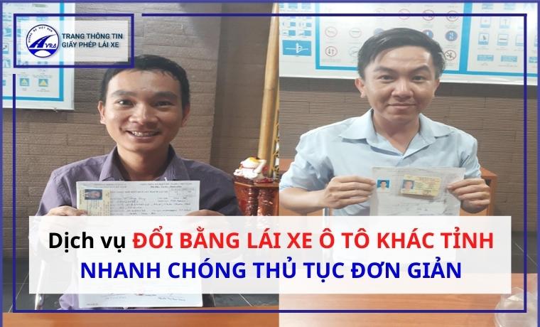 Dịch vụ đổi bằng lái xe ô tô khác tỉnh UY TÍN TIẾT KIỆM THỜI GIAN 1 đổi bằng lái xe o to khác tỉnh