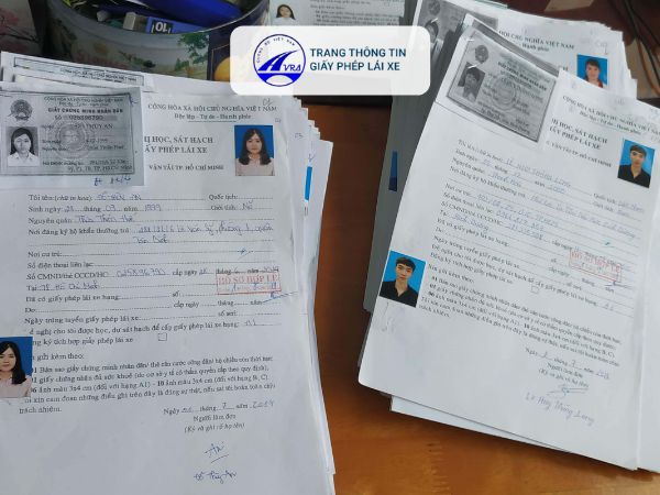 Hồ sơ thi bằng lái xe máy khi đã có bằng lái xe oto