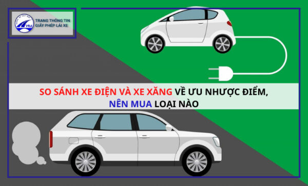 So sánh xe xăng và xe điện
