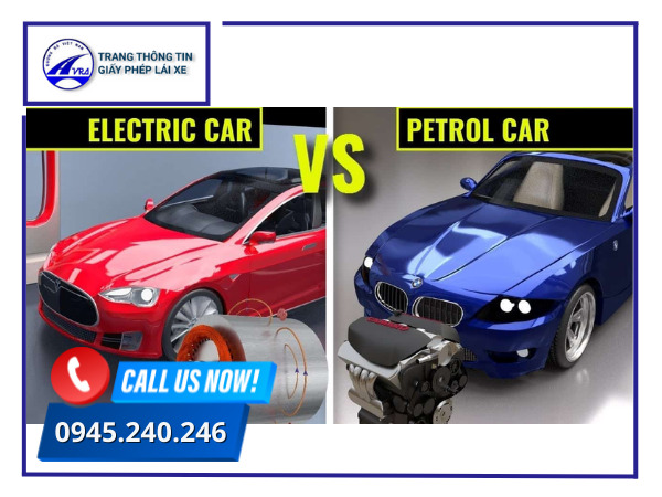 Sự khác nhau về động cơ giữa xe điện và xe xăng