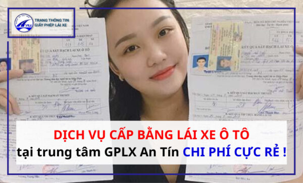 dịch vụ cấp lại bằng lái xe