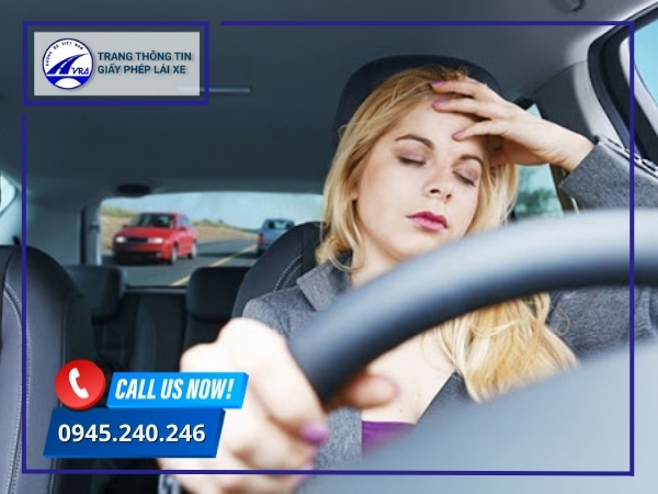 Buồn ngủ khi lái xe gây ra hậu quả gi