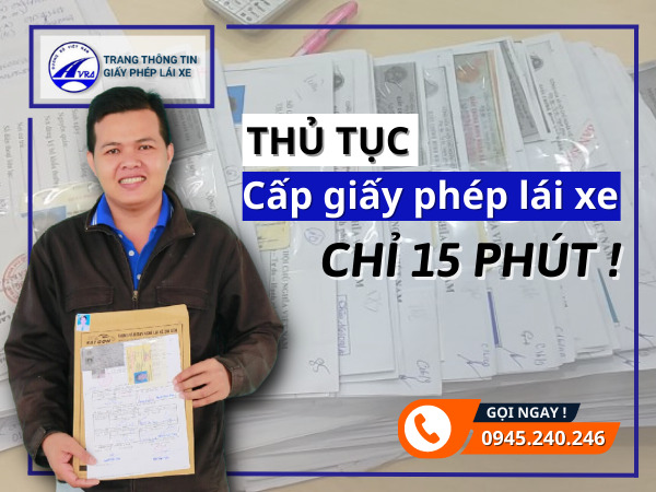 Thủ tục cấp giấy phép lái xe ô tô với thời gian tối ưu nhất 
