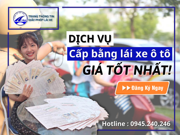 Dịch vụ cấp lại bằng lái xe ô tô uy tín và nhanh chóng nhất 2022