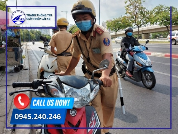 Không đội mũ bảo hiểm PHẠT bao nhiêu khi tham gia giao thông 6 Quy định về tạm giữ phương tiện lỗi không đội mũ bảo hiểm