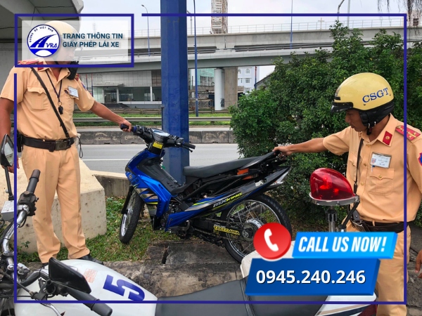 Xử lý trường hợp không nộp phát dàn hàng ngang trên đường