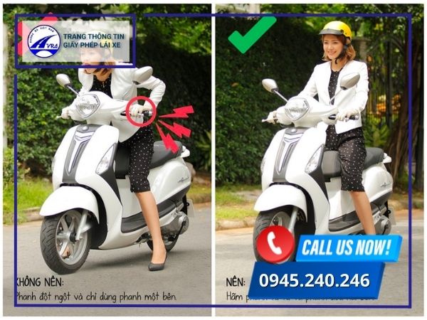 Cách chạy xe tay ga lên dốc