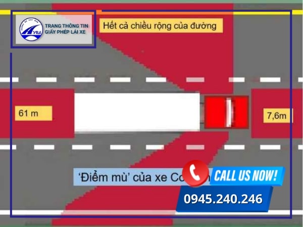 Cách xử lý điểm mù xe tải