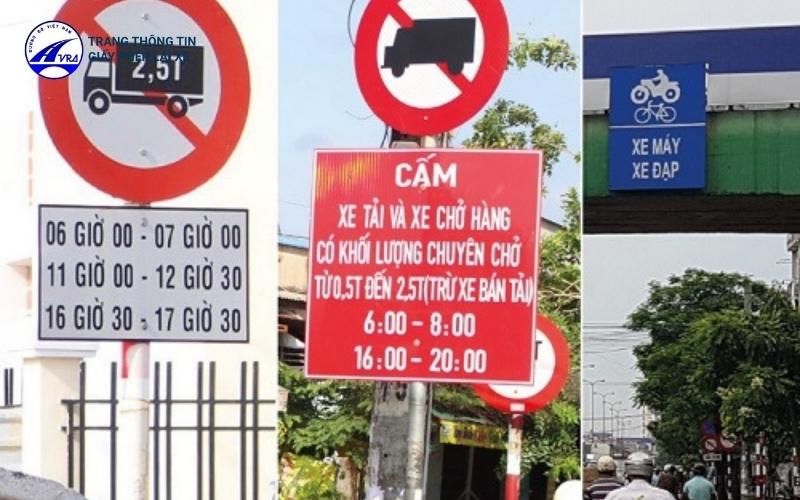 Đường có biển cấm giờ