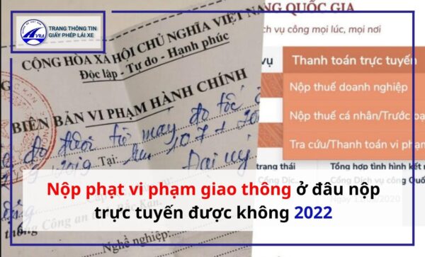 nộp phạt vi phạm giao thông