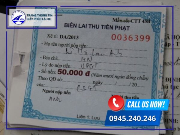 Nộp phạt vi phạm giao thông online