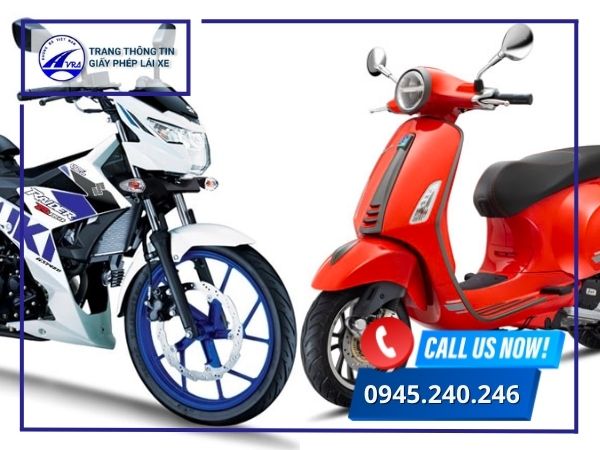 Sự khác biệt giữa xe côn tay và xe tay ga
