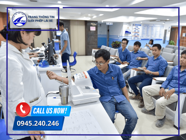 Khám sức khoẻ thi bằng lái