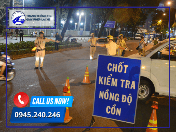 Mức phạt nồng độ cồn