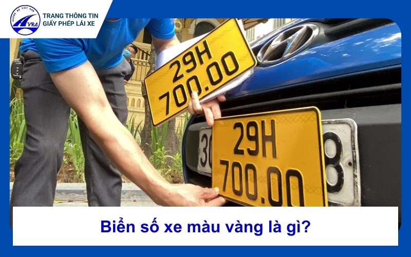 Biển số xe màu vàng là gì? Áp dụng cho những loại xe nào? 1 Biển số xe màu vàng