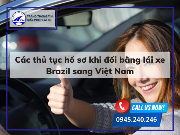 Các thủ tục hồ sơ khi đổi bằng lái xe Brazil sang Việt Nam Các thủ tục hồ sơ khi đổi bằng lái xe Brazil sang Việt Nam