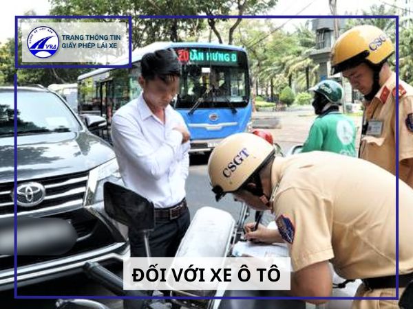 Đối với xe ô tô