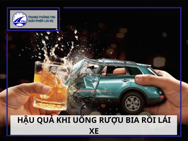 Đã uống rượu bia thì không lái xe vì sự AN TOÀN của xã hội 3 Hậu quả khi uống rượu bia rồi lái xe