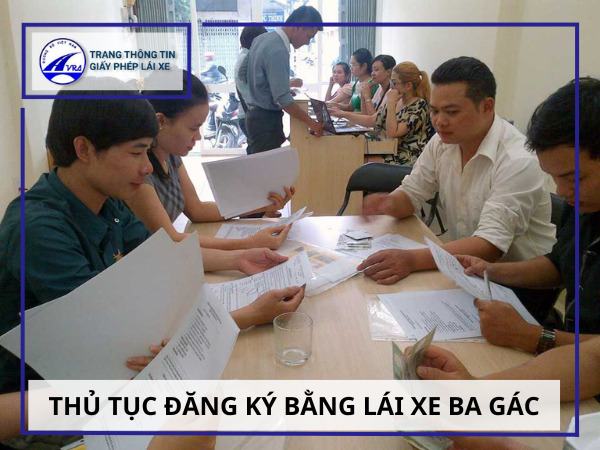 Thủ tục đăng ký bằng lái xe ba gác