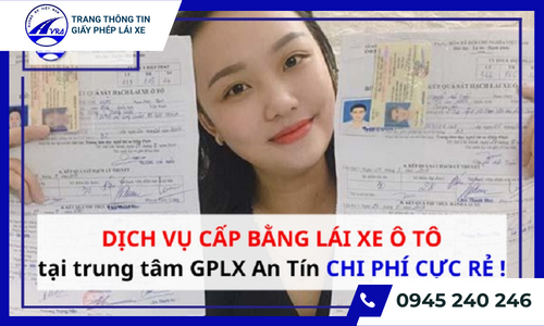 Cấp bằng lái xe ô tô uy tín