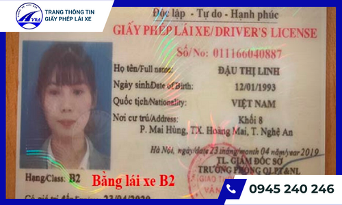 Bằng lái xe số sàn