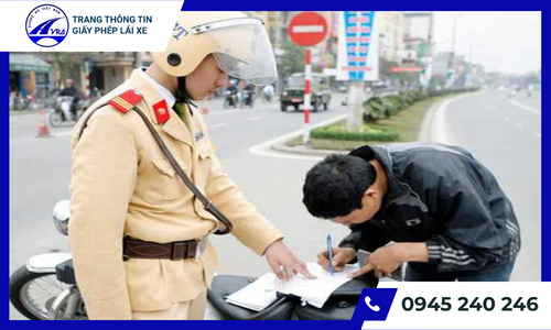 Xử phạt sai bằng lái 