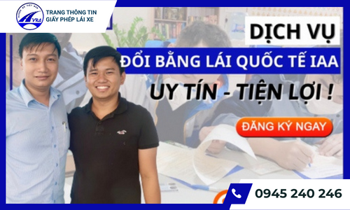 Trung tâm An Tín - đơn vị đổi bằng lái xe quốc tế sang Mỹ