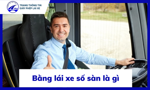 bằng lái xe số sàn là gì