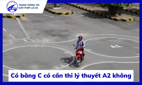 Đăng ký thi bằng lái xe A2