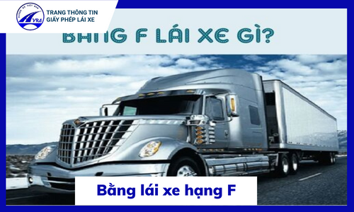 Bằng F lái xe gì