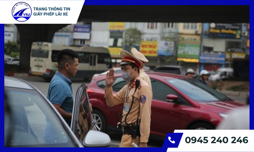 Xử phạt khi không có GPLX