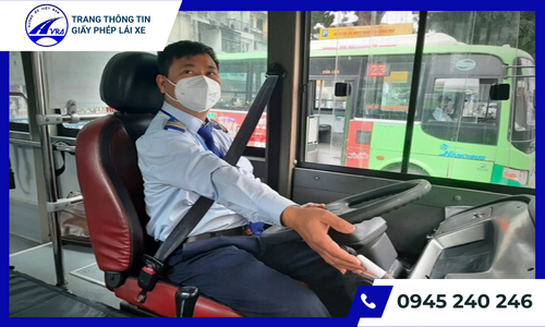 Nâng bằng lái xe từ B2 lên D có cấu trúc và điều kiện như nào? 5 Thi phần thực hành lên hạng D
