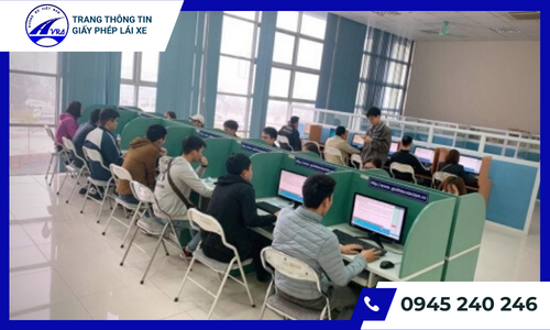 Thi lý thuyết trên phần mềm máy tính