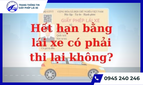 thời hạn bằng lái xe