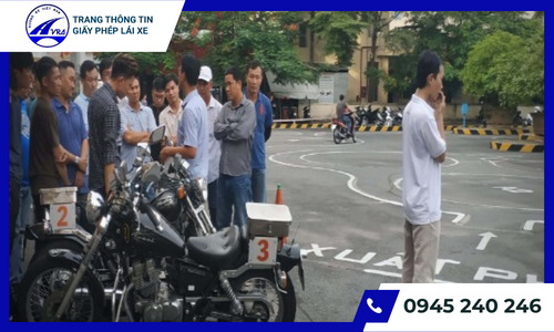 Thi bằng lái xe A2 uy tín tại An Tín