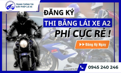 Thi bằng lái xe mô tô uy tín tại An Tín