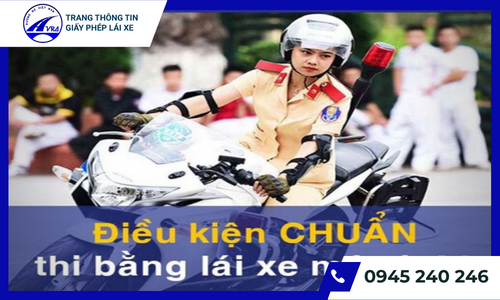Điều kiện xin được cấp bằng lái xe A2