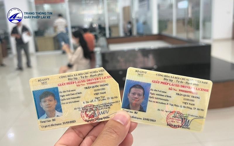 Người dân có thể tới Sở Giao thông vận tải để làm thủ tục đổi bằng lái xe ô tô
