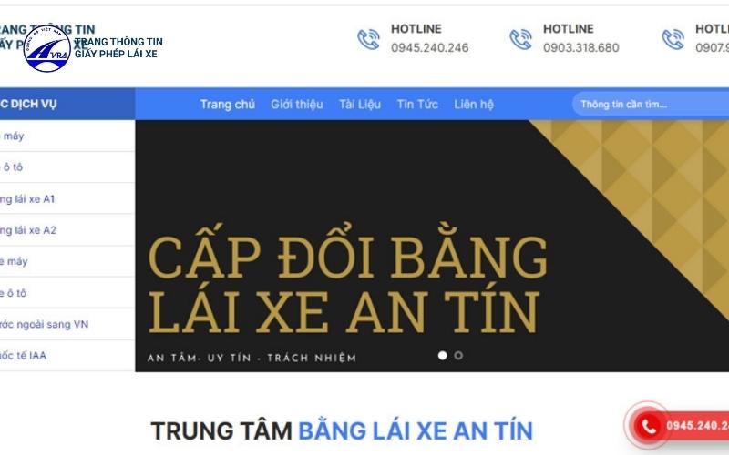An Tín là trung tâm cấp, đổi bằng lái xe uy tín nhất tại khu vực Hồ Chí Minh hiện nay