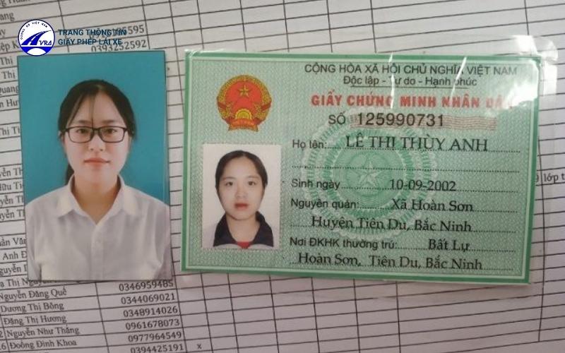 Thí sinh phải chuẩn bị ảnh đạt đúng tiêu chuẩn của Sở Giao thông vận tải