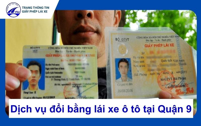 Đổi bằng lái xe quận 9