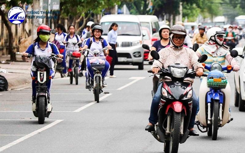Thí sinh dự thi bằng lái xe máy phải đảm bảo các yêu cầu theo quy định