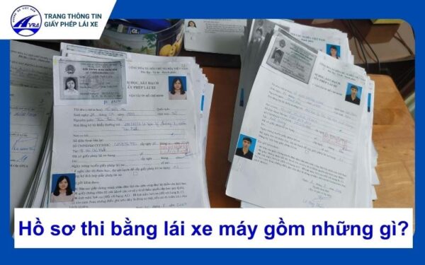 Hồ sơ thi bằng lái xe máy