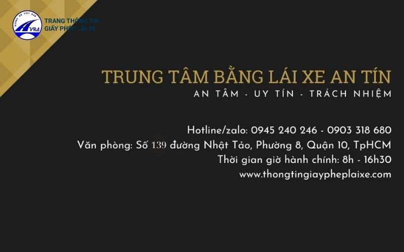 Thi bằng lái xe A2 quận 5 chuyên nghiệp, uy tín với giá tốt 5 Thi bằng lái A2 chuyên nghiệp tại trung tâm An Tín