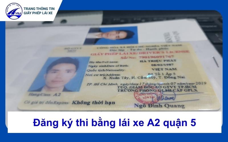 Thi bằng lái xe A2 quận 5 chuyên nghiệp, uy tín với giá tốt 1 Thi bằng lái xe A2 quận 5