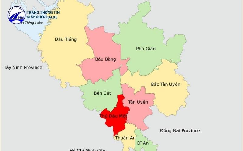 Biển số xe Bình Dương là bao nhiêu? 3 Bản đồ địa chính tỉnh Bình Dương