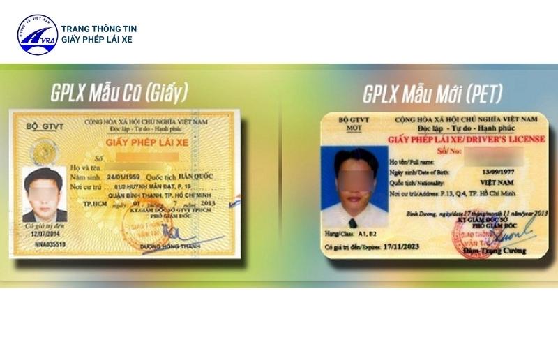 Hiện nay GPLX trả cho thí sinh đều dùng nhựa PET